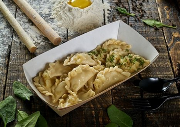 Вареники с картофелем и грибами