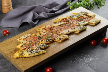 Пиде с курицей грибами и сыром SMALL