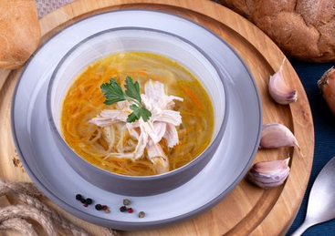 Суп куриный с лапшой