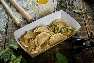Вареники с капустой и грибами