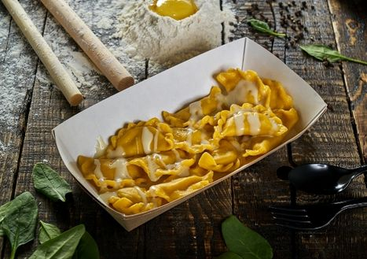 Вареники с яблоком и корицей