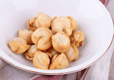 Пельмени жареные