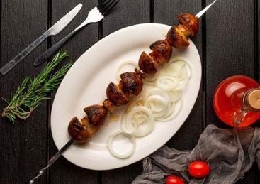 Картофель с курдюком шашлык: купить по цене 790.00, вес: 330 Картофель с курдюком шашлык