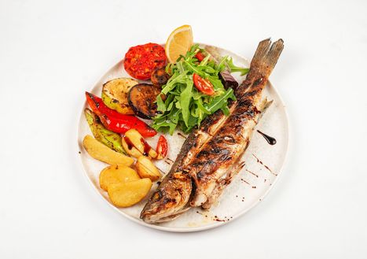 Форель жареная 