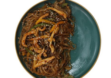 Рисовый Удон с курицей