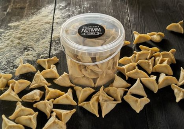 Пельмени с гусем и грибами с/м (0,450 кг)