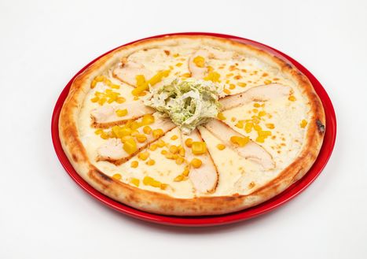 Пицца с курицей